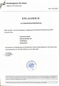 Licencja AÜG